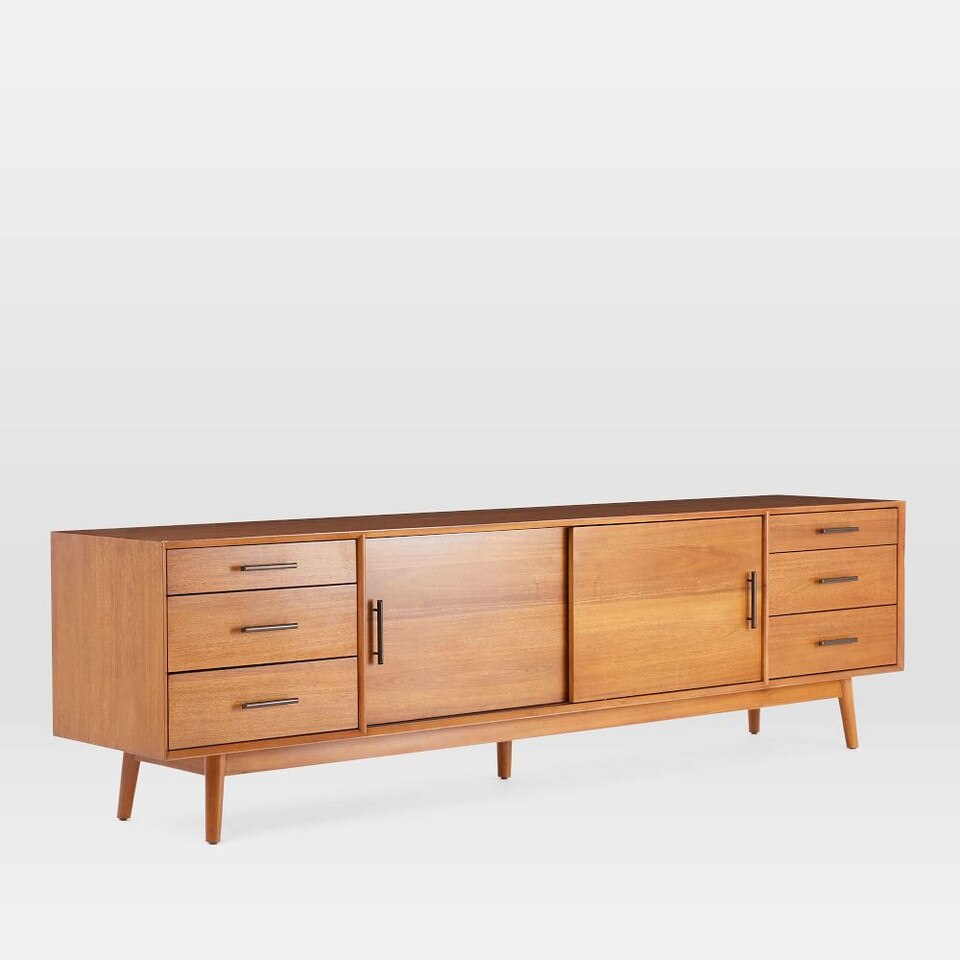 MidCentury Media Console (244 cm) West Elm Australia